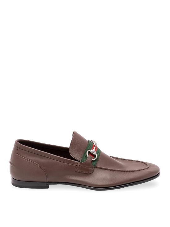 26FW 구찌 코모 홀스빗 레더 로퍼 874936AAGSM2047 DARK BROWN