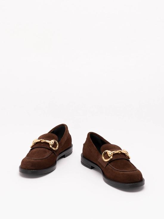 26FW 구찌 부르바르 스웨이드 로퍼 876289AADUN2714 BROWN - GUCCI