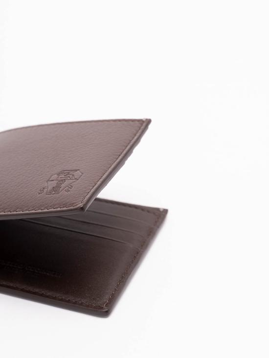 26FW 브루넬로 쿠치넬리 가죽소품 MWVEBU006C7233 BROWN - BRUNELLO CUCINELLI