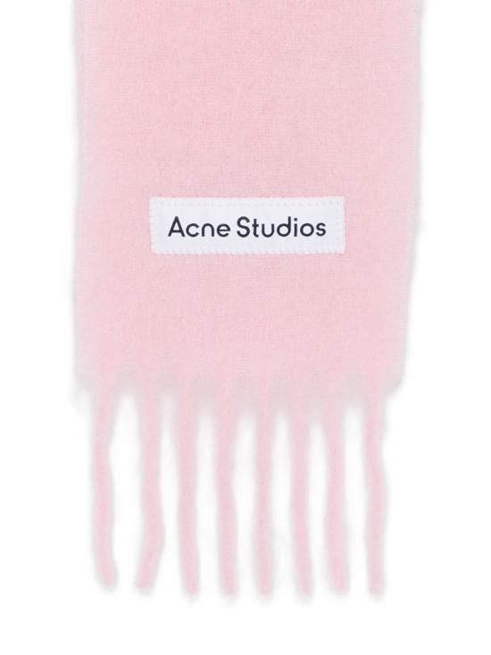 26FW 아크네 스튜디오 벨리 스키니 모헤어 머플러 CA0443DDJS PINK - ACNE STUDIOS