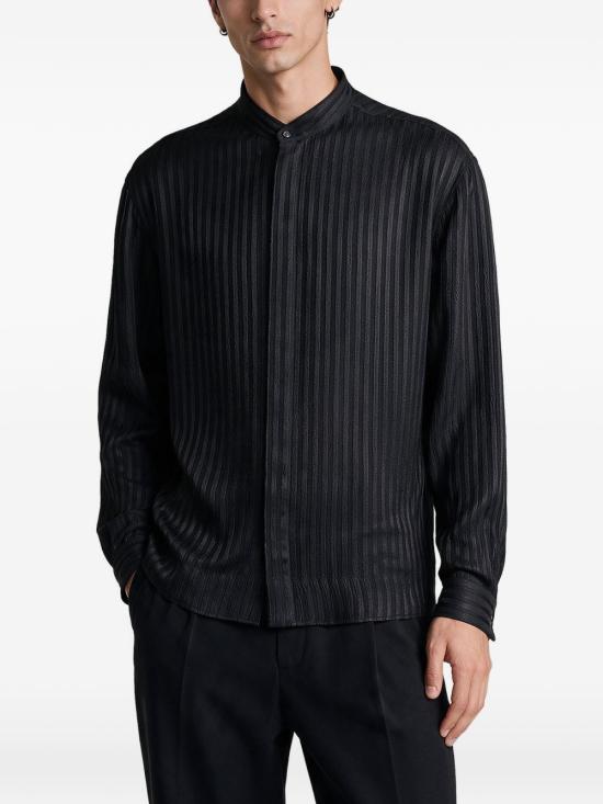 26FW 조르지오 아르마니 긴팔 셔츠 GM004633TE23537UC001 BLACK