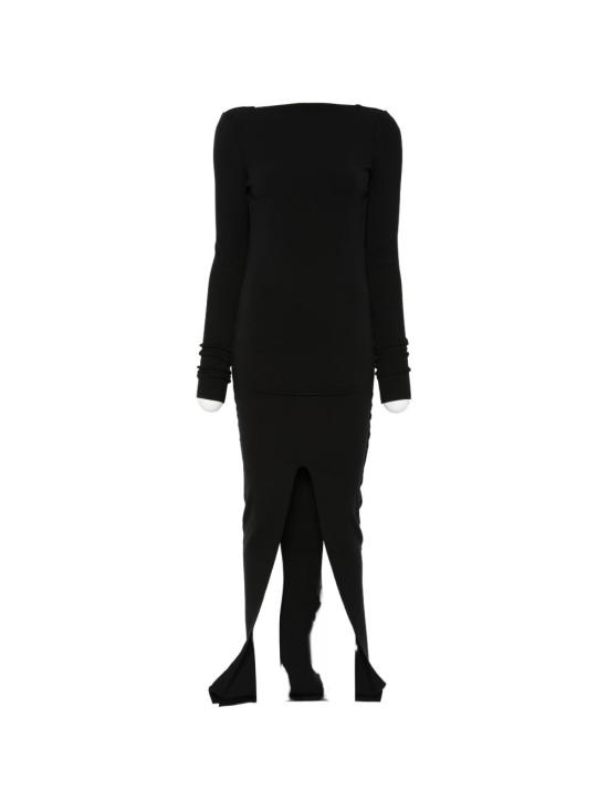 26FW 릭 오웬스 미디 원피스 RO02F5682KST09 BLACK
