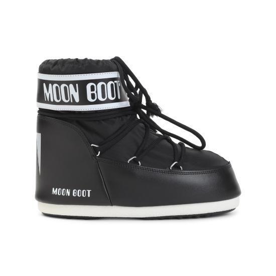 26FW 문부츠 아이콘 나일론 로우 부츠 80D1409340 N001 BLACK - MOON BOOT