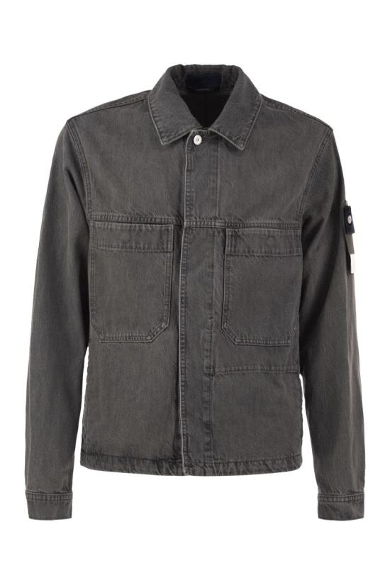 26FW 스톤 아일랜드 블루 린스 버튼 디테일 코치 재킷 L2S144100006S0J35VJ604 GREY