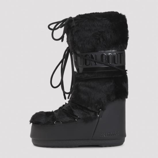 26FW 문부츠 MB 아이콘 폭스 퍼 부츠 80D1408900N001 BLACK - MOON BOOT