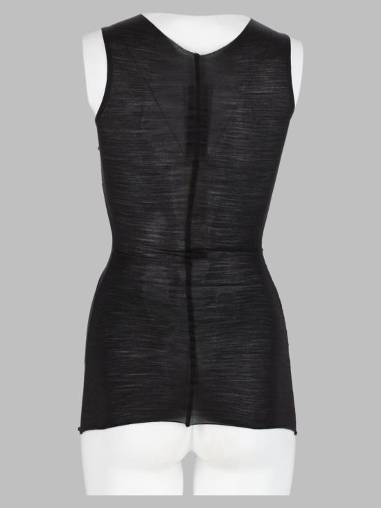 26FW 릭 오웬스 템플 슬리브리스 탑 RO02F5170 JSW09 BLACK - RICK OWENS