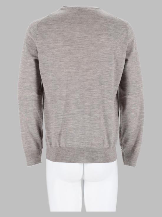  브루넬로 쿠치넬리 스웨터 M2400100 COW55 GREY - BRUNELLO CUCINELLI
