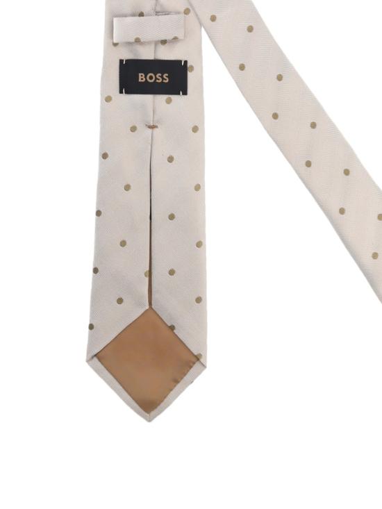 26FW 보스 넥타이 50571419 10283104118 WHITE - BOSS