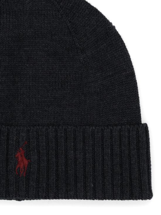 26FW 폴로 랄프로렌 모자 710886137 004DARKGRANITEHTHR BLACK - POLO RALPH LAUREN