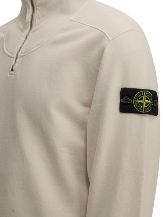  스톤 아일랜드 레귤러 핏 하프지퍼 스웨트셔츠 L2S156100021 S0A20V0093 IVORY - STONE ISLAND