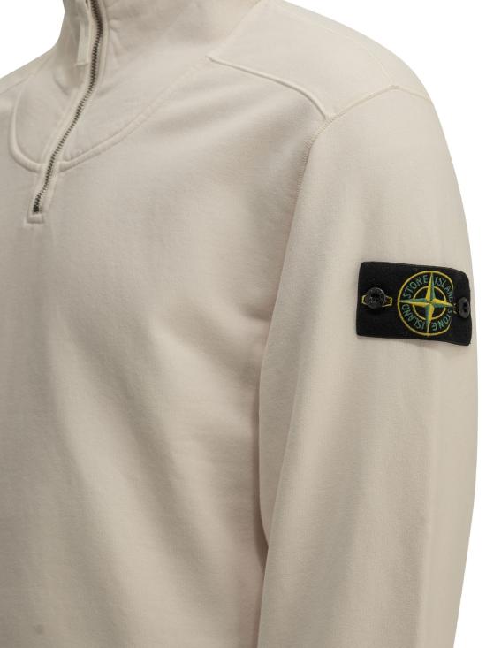  스톤 아일랜드 레귤러 핏 하프지퍼 스웨트셔츠 L2S156100021 S0A20V0093 IVORY - STONE ISLAND