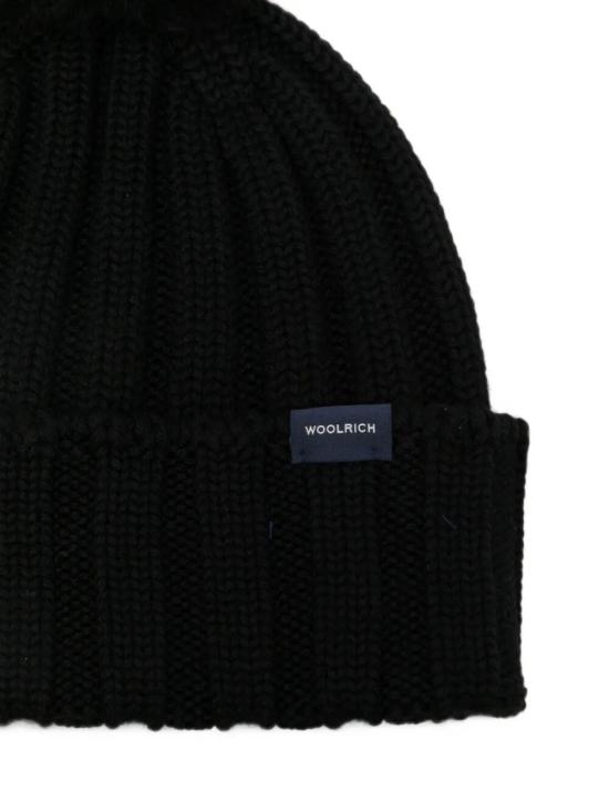 26FW 울리치 모자 CFWWAC0163FBUF0428 100 BLACK - WOOLRICH