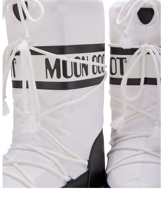 26FW 문부츠 아이콘 나일론 부츠 1400440099 BLACK WHITE - MOON BOOT