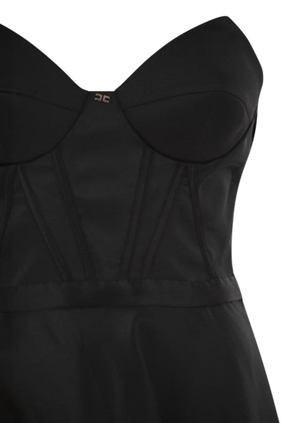 26FW 엘리자베타프랜치 미디 원피스 AB96767E2 110 BLACK - ELISABETTA FRANCHI