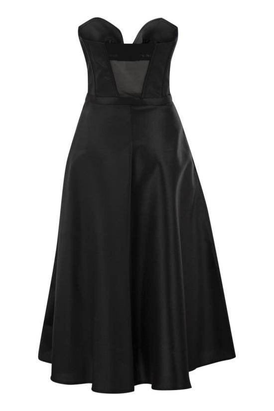 26FW 엘리자베타프랜치 미디 원피스 AB96767E2 110 BLACK - ELISABETTA FRANCHI