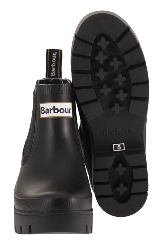 26FW 바버 할톤 앵클 웰링턴 부츠 LRF0100 LRF BK11 BLACK - BARBOUR