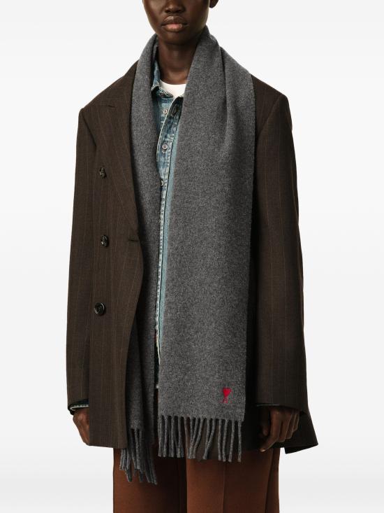 26FW 아미 머플러/스카프 USF705AW0047A189 GRIS CARBONE - AMI