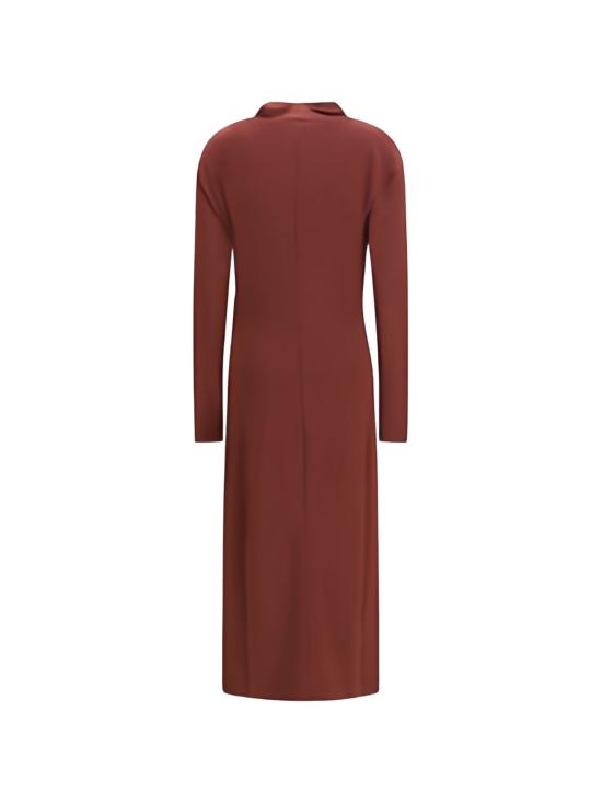 26FW 브루넬로 쿠치넬리 미디 원피스 MG929AB1Z1C9813 CABERNET - BRUNELLO CUCINELLI