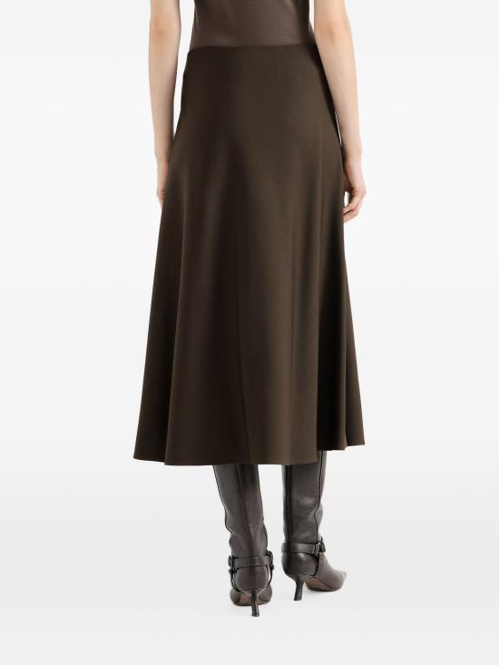 26FW 브루넬로 쿠치넬리 스커트 MB143G3634C4222 DARK CHOCOLATE - BRUNELLO CUCINELLI