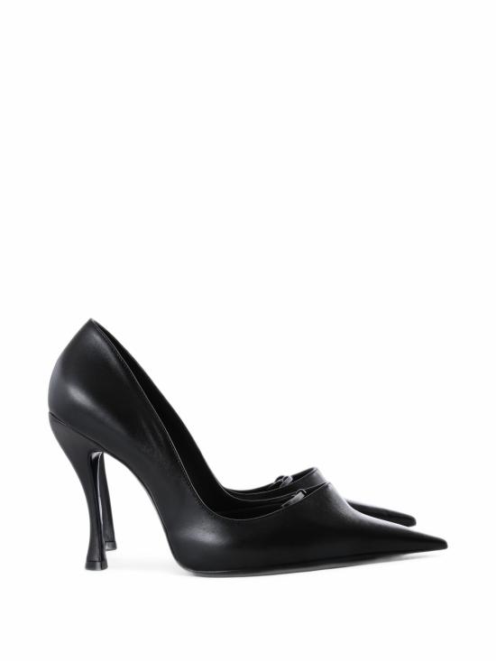 26FW 발렌시아가 블룸 소프트 나파 램스킨 펌프스 A008N4WCDH01000 BLACK