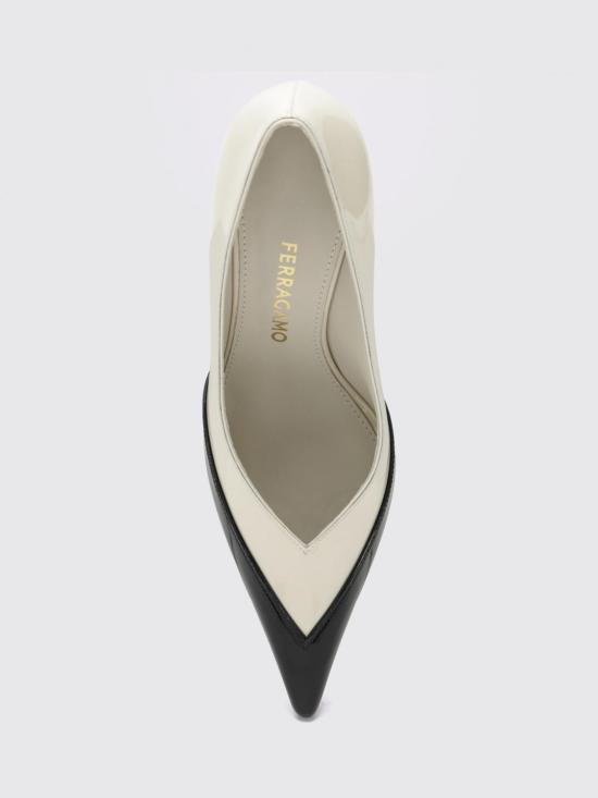 26FW 살바토레 페라가모 힐/펌프스 7970841 MA White - SALVATORE FERRAGAMO