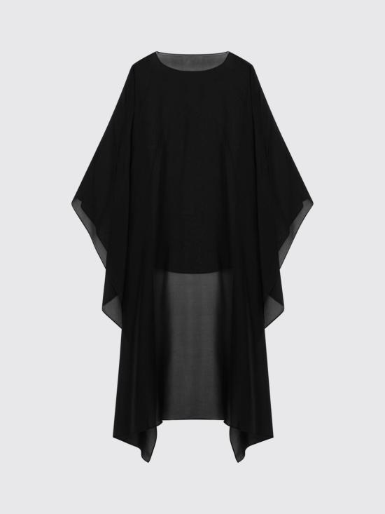26FW 알마다 라벨 탑 6504ASI BL Black - ALMADA LABEL