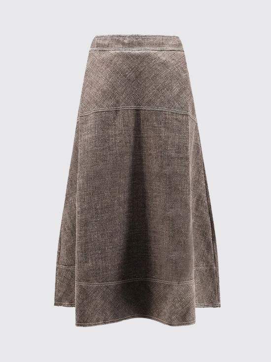 26FW 쉐르 스커트 JUP1346JANELLE MAR3226W Brown - SOEUR