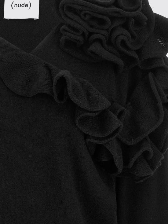26FW 누드 스웨터 1101W26093 09 Black - NUDE