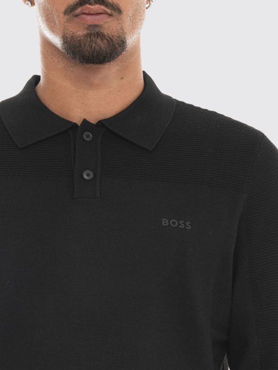 26FW 보스 폴로 티셔츠 50568962 001 Black - BOSS