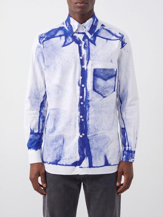 26FW 폴 스미스 셔츠 M1RA118W03209 45 Blue