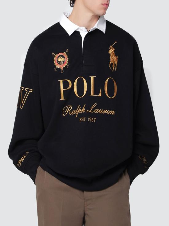 26FW 폴로 랄프로렌 폴로 티셔츠 710B28609 001 Black