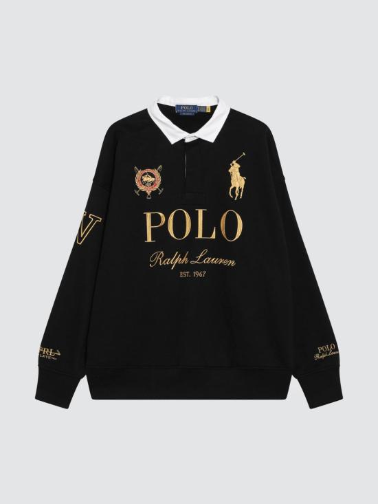26FW 폴로 랄프로렌 폴로 티셔츠 710B28609 001 Black - POLO RALPH LAUREN