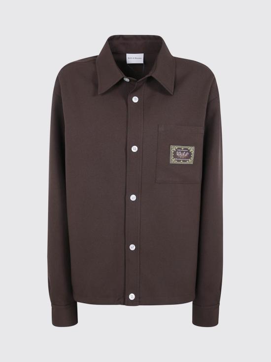 26FW 드롤드무슈 셔츠 MSH276PL186 Brown - DROLE DE MONSIEUR