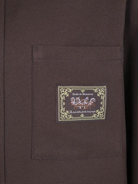 26FW 드롤드무슈 셔츠 MSH276PL186 Brown - DROLE DE MONSIEUR