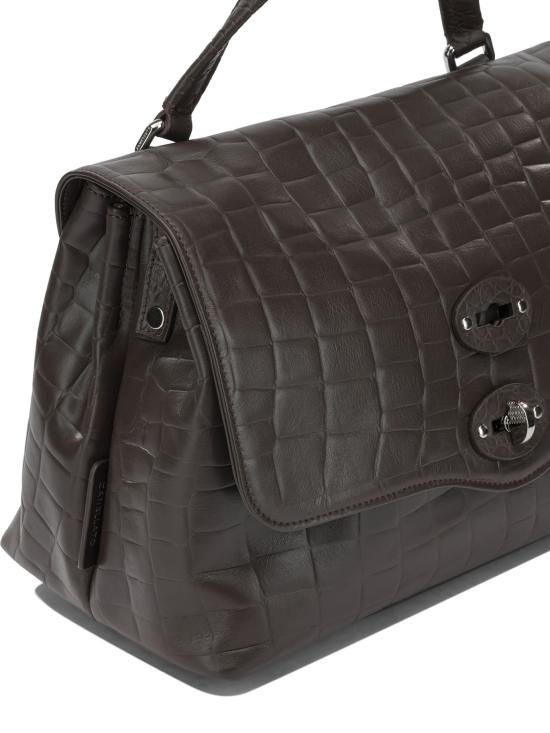 26FW 자넬라토 토트백 POSTINA FOULARD 70 S0680102420000Z0239 Brown - ZANELLATO
