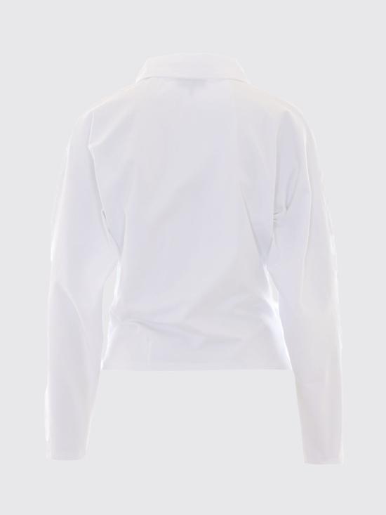 26FW 가니 폴로 티셔츠 A1170009 151 White - GANNI