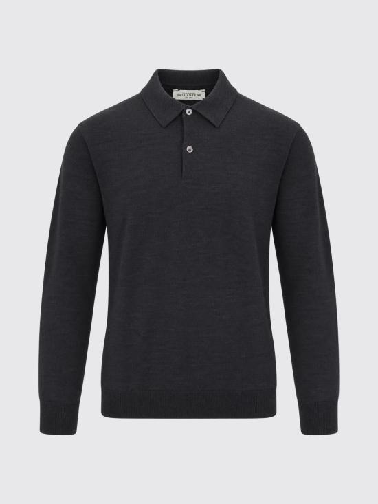 26FW 발렌타인 폴로 티셔츠 B2W03416W02 00755 Grey - BALLANTYNE
