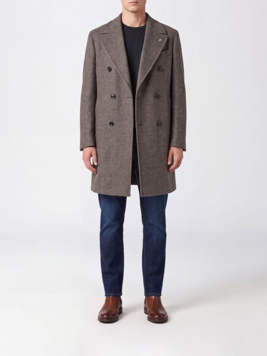 26FW 루이지 비안끼 코트 737767516 2 Brown