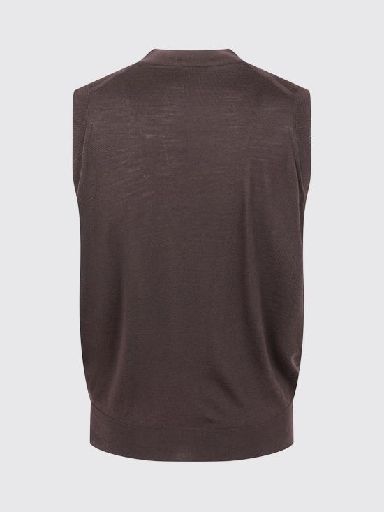 26FW 존스메들리 베스트 BOLTON FAULKNER Brown - JOHN SMEDLEY