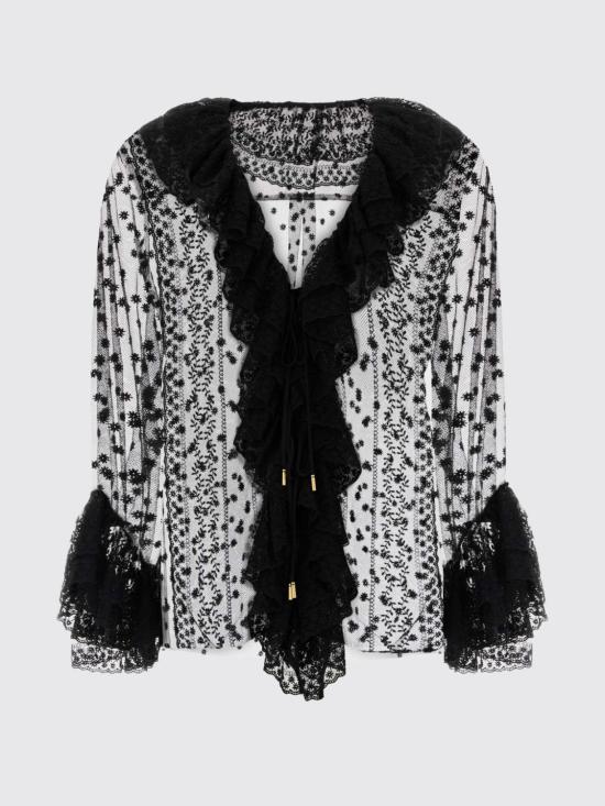 26FW 알베르타 페레티 셔츠 02156620 0555 Black - ALBERTA FERRETTI