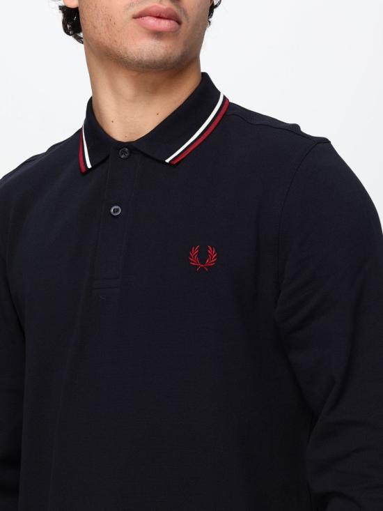 26FW 프레드페리 폴로 티셔츠 M3636 T55 Navy - FRED PERRY
