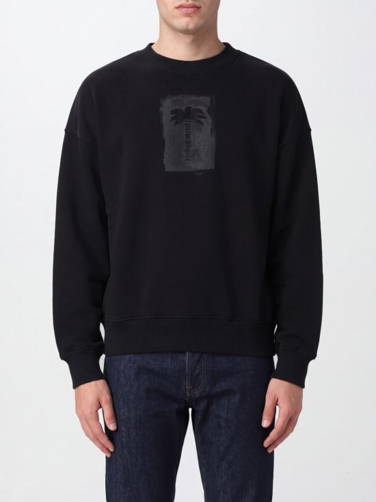 26FW 팜앤젤스 긴팔 티셔츠 PAMBA004FL006 1009 Black