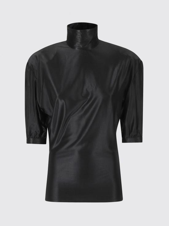 26FW 파코라반 탑 26HJTO328VI0267 P001 Black - PACO RABANNE
