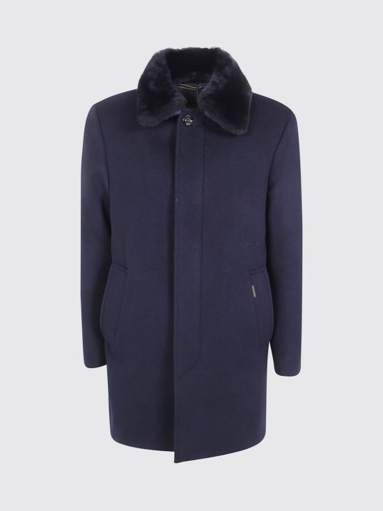 26FW 무레르 코트 MOUCA100226TEPA209 U0497 Blue - MOORER