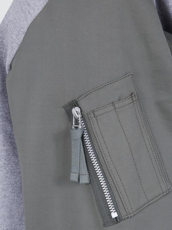 26FW 꼼데가르송 긴팔 티셔츠 HRT008 GREY X KHAKI - COMME DES GARCONS