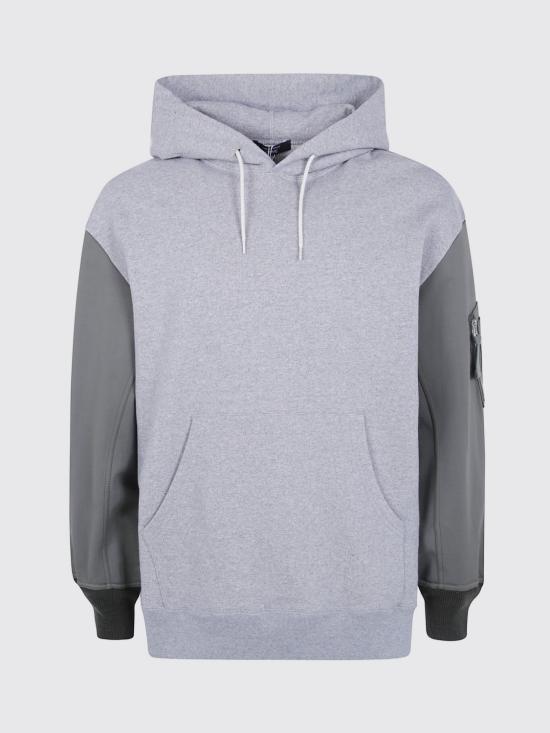 26FW 꼼데가르송 긴팔 티셔츠 HRT008 GREY X KHAKI - COMME DES GARCONS