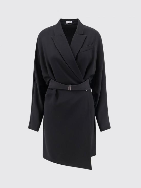 26FW 브루넬로 쿠치넬리 롱 원피스 MA029A5554 C101 Black - BRUNELLO CUCINELLI