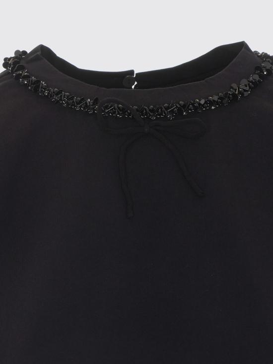 26FW 트윈셋 반팔 티셔츠 262TT2550 00006 Black - TWINSET