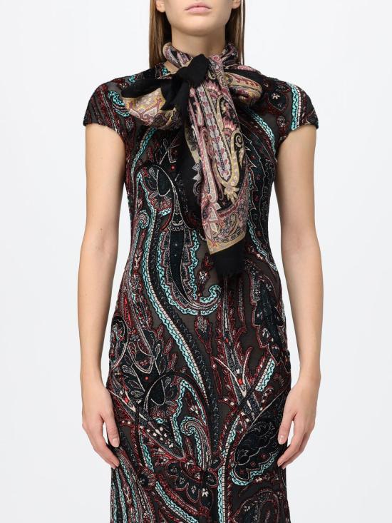 26FW 에트로 머플러/스카프 WATA0010AL234 S9003 Black - ETRO