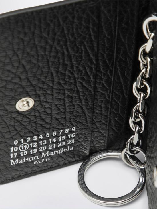 26FW 마르지엘라 스티치 키링 카드지갑 S56UI0128UP4455 T8013 Black - MAISON MARGIELA